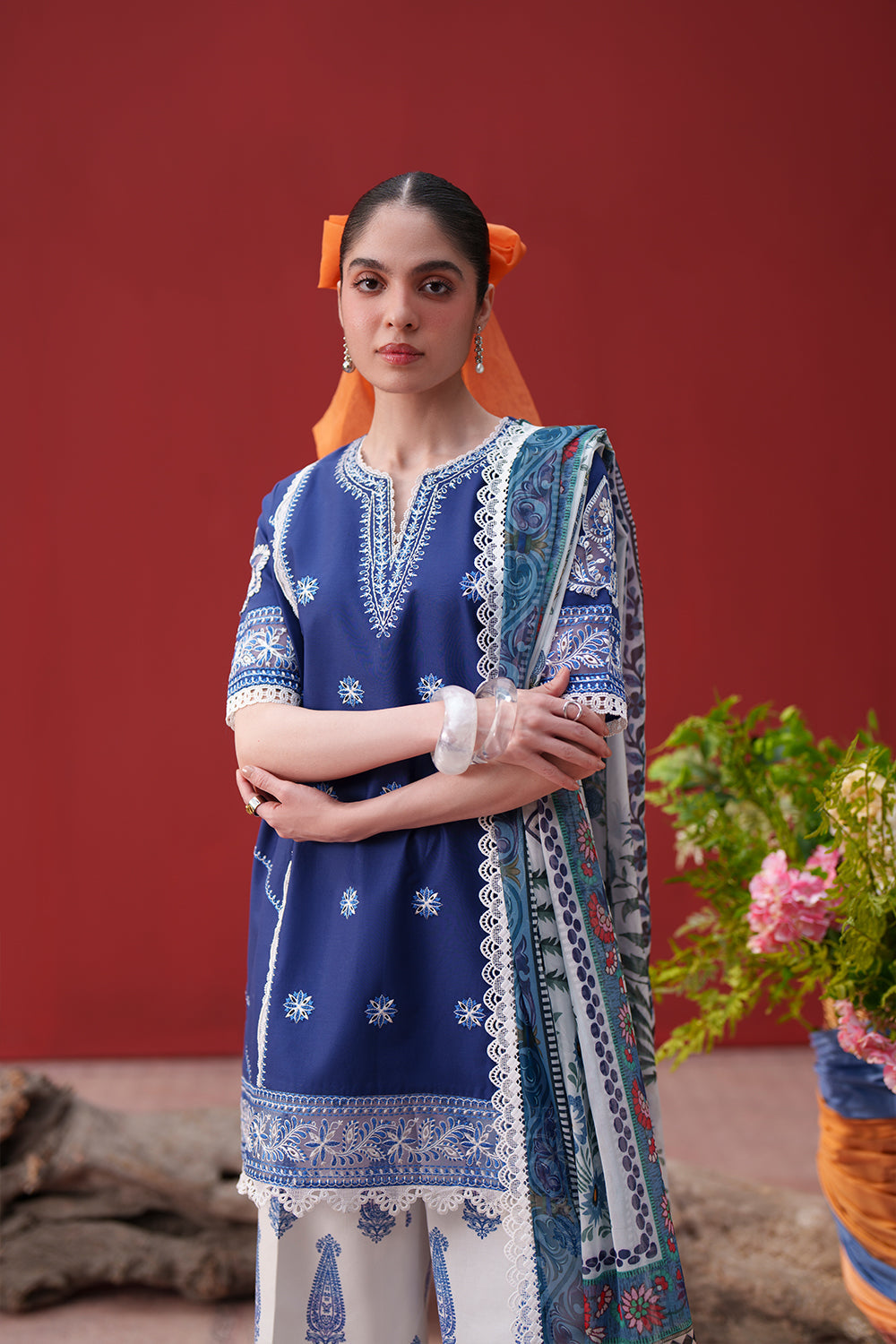 Saira Rizwan | Laanem SS 26 | ZOYA-A-SRL26-04 - Luxury Dress - available at Maria Faisal in UK and USA.