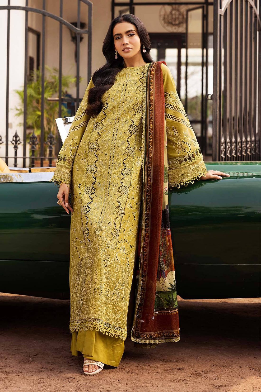 Motifz | Premium Lawn 25 | 5329-LISETTE by Maria Faisal - Registered Vendor of : Motifz - type : Ladies Clothes - 100% original wedding dresses
