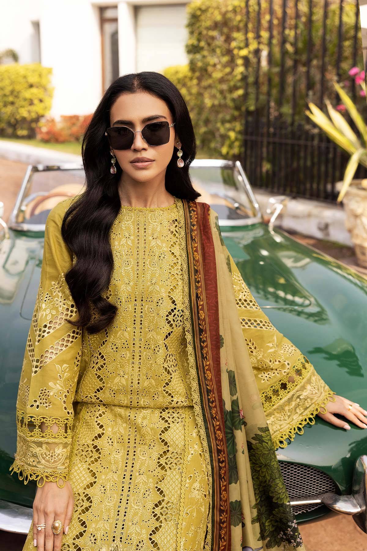 Motifz | Premium Lawn 25 | 5329-LISETTE by Maria Faisal - Registered Vendor of : Motifz - type : Ladies Clothes - 100% original wedding dresses