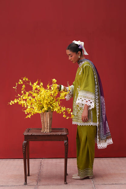Saira Rizwan | Laanem SS 26 | NERAYA-A-SRL26-07 - Luxury Dress - available at Maria Faisal in UK and USA.
