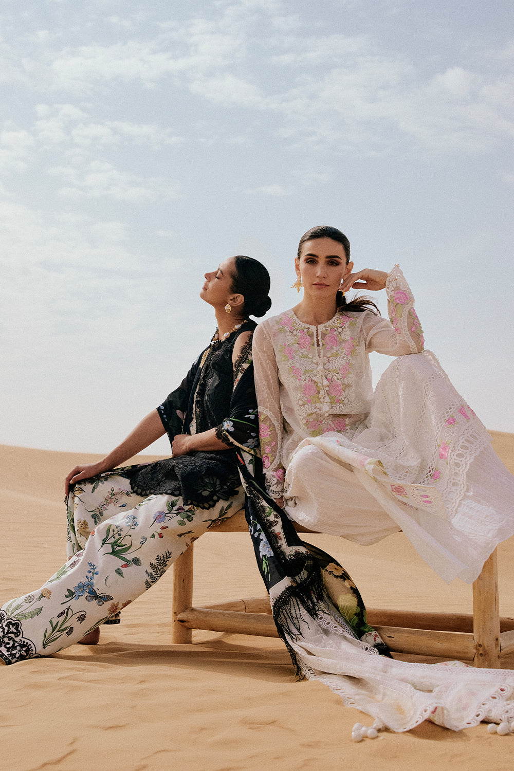 Saira Rizwan | Luxury Lawn 26 | IZEL-SRL26-09 - Dress - available at Maria Faisal in UK and USA.