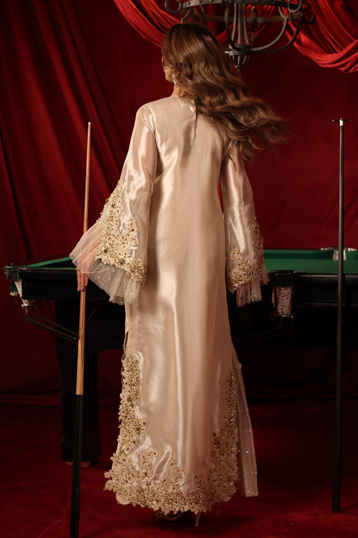 Musferah Saad | The Elite Club | Princess Isla - Formal Dress - available at Maria Faisal in UK and USA.