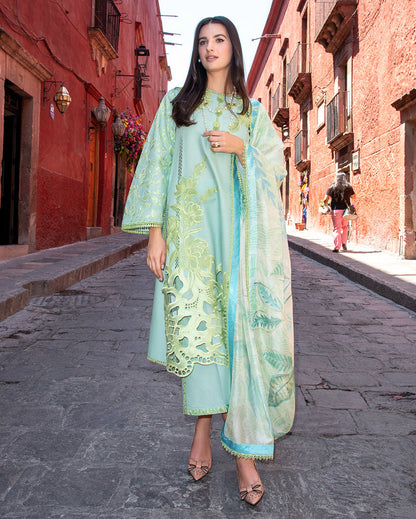 Mushq | Odyssey Lawn 26 | Paloma - Luxury Dress - available at Maria Faisal in UK and USA.