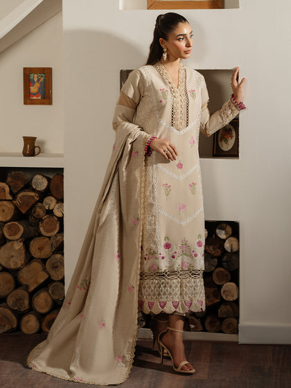 Parishay | Mira Winter |  DU-07 - Designer Dress with Intricate embroidery and embellishments. Shop elegent wedding dress at Maria Faisal.