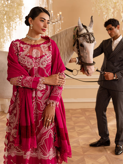 Parishay | Panache Winter | PN-09 - Designer Dress with Intricate embroidery and embellishments. Shop elegent wedding dress at Maria Faisal.