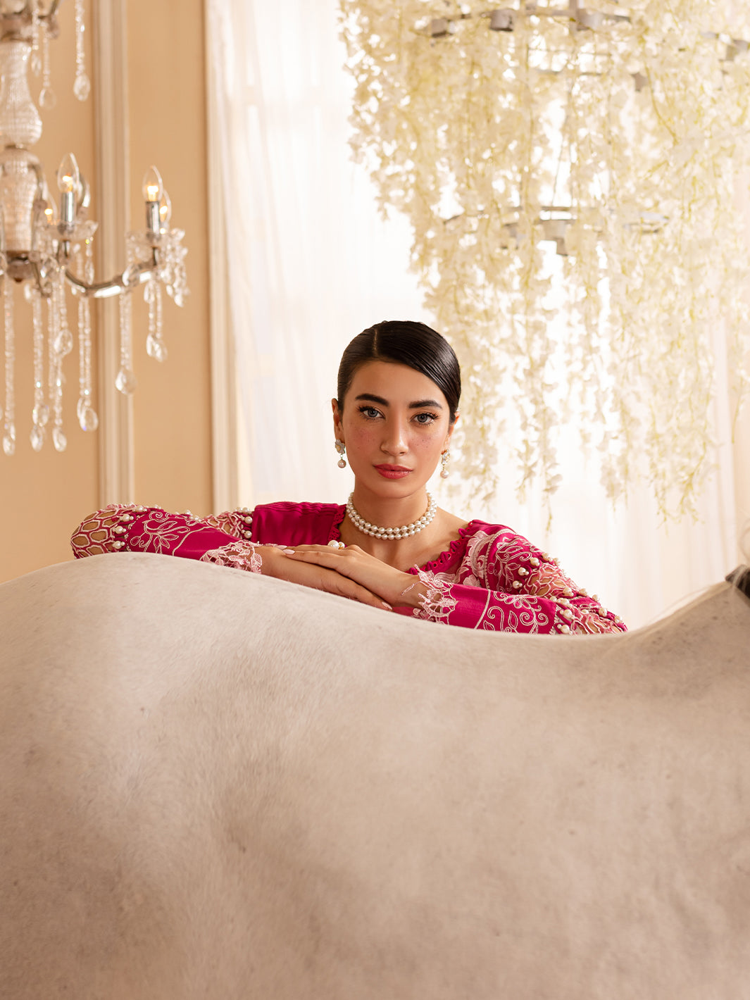 Parishay | Panache Winter | PN-09 - Designer Dress with Intricate embroidery and embellishments. Shop elegent wedding dress at Maria Faisal.