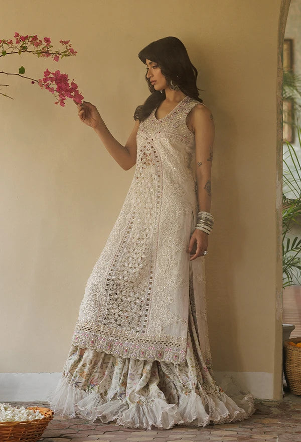 Layla Chatoor | Luxury Pret | Parvaneh - Luxury Dress - available at Maria Faisal in UK and USA.