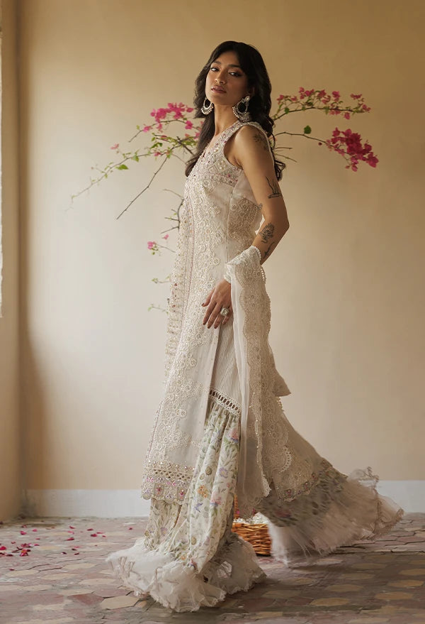 Layla Chatoor | Luxury Pret | Parvaneh - Luxury Dress - available at Maria Faisal in UK and USA.