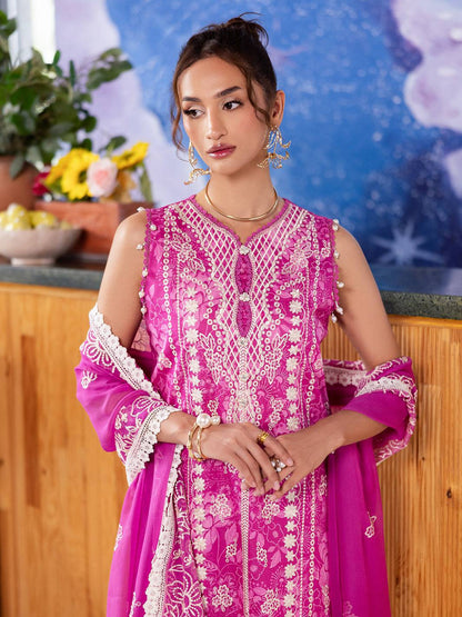 Mahnur | After Hours Luxury Lawn 25 | Peach Bellini by Maria Faisal - Registered Vendor of : Mahnur - type : Ladies Clothes - 100% original wedding dresses