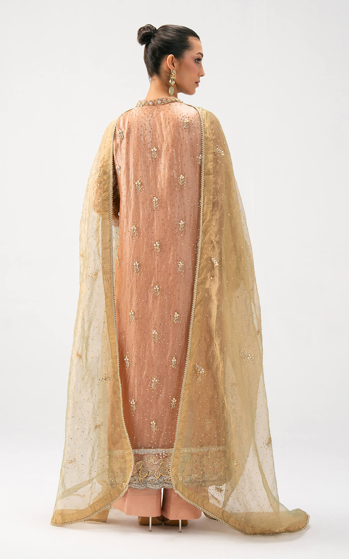 Asifa and Nabeel | Lyle Luxury Formals 25 | Peach Aura - Ladies Clothes - Maria Faisal