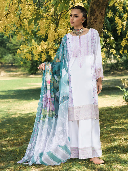 Hemstitch | The Garden Lawn | Pearl Petal - Ladies Clothes - Maria Faisal