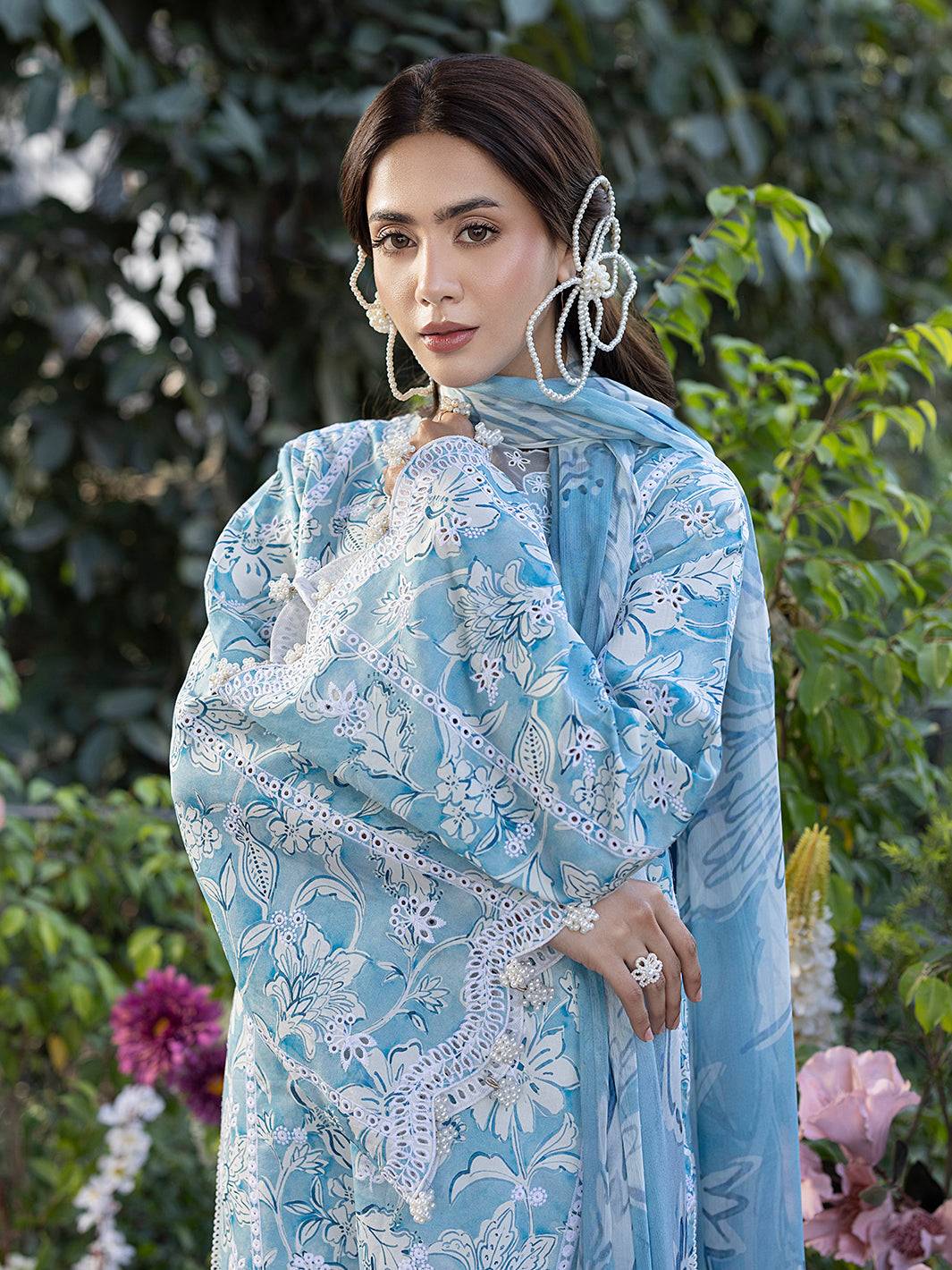 Izel | Oh Spring Lawn 25 | PEARL by Maria Faisal - Registered Vendor of : Izel - type : Ladies Clothes - 100% original wedding dresses
