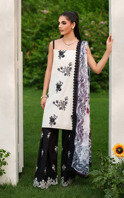 Asifa and Nabeel | Eden Cambric 25 | Pearl Whisper ECU25-04 - Ladies Clothes - Maria Faisal