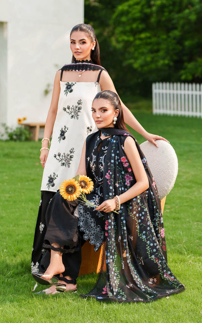 Asifa and Nabeel | Eden Cambric 25 | Pearl Whisper ECU25-04 - Ladies Clothes - Maria Faisal