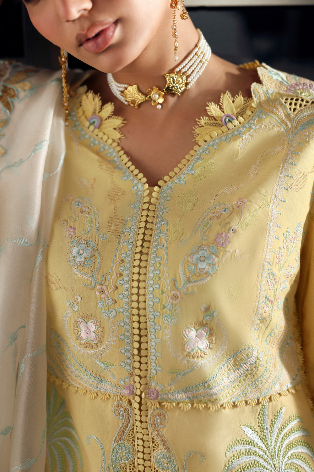 Soraya | Noa Summer Pret '26 |Peatline - Luxury Dress - available at Maria Faisal in UK and USA.
