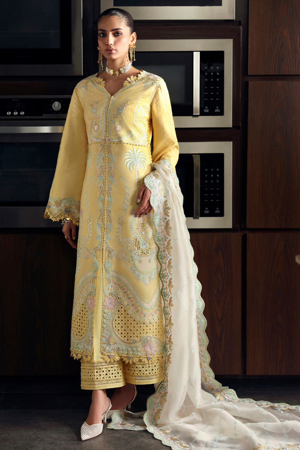 Soraya | Noa Summer Pret '26 |Peatline - Luxury Dress - available at Maria Faisal in UK and USA.