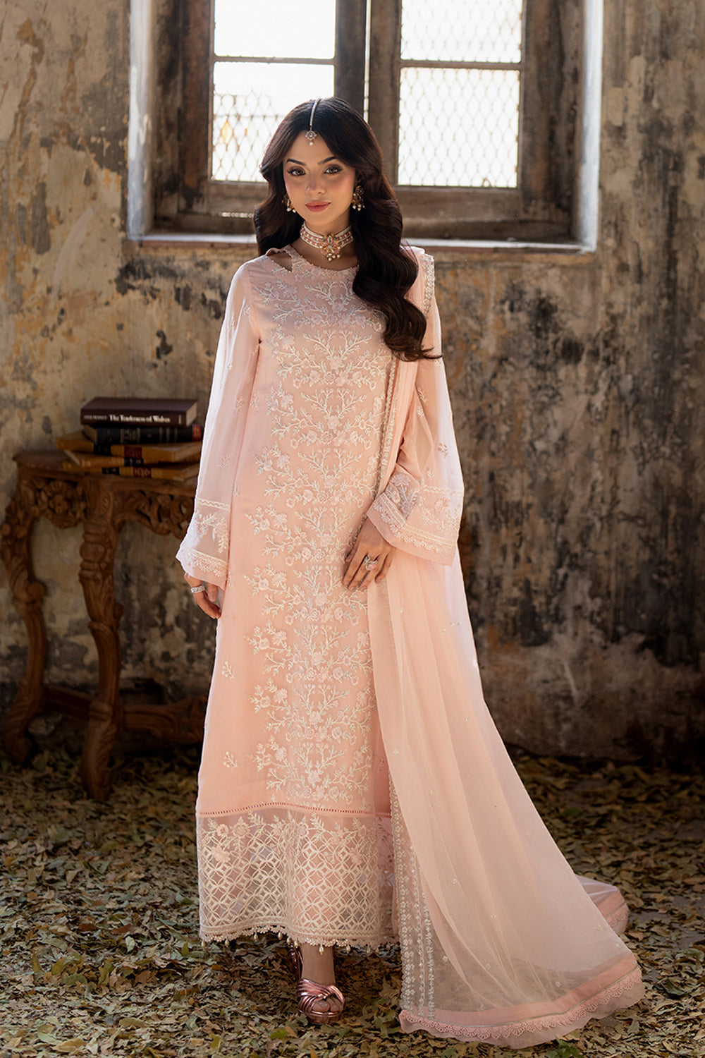 Azure | Ensembles Embroidered Formals | Pink Mirage