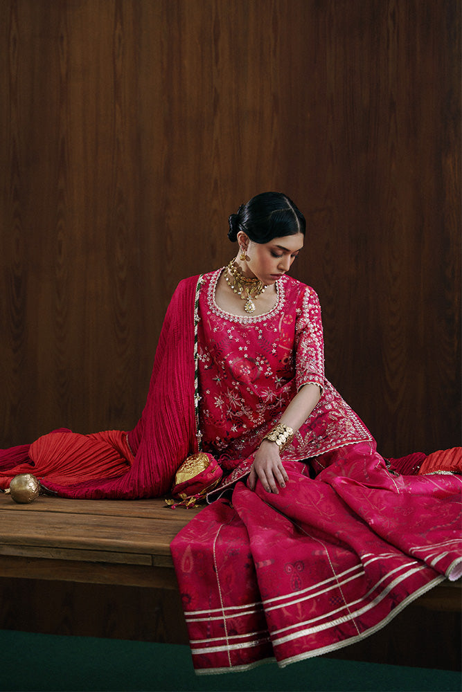 Suffuse| Silk Pret Fall’25 | RYELLE - Bridal Dress - available at Maria Faisal in UK and USA.