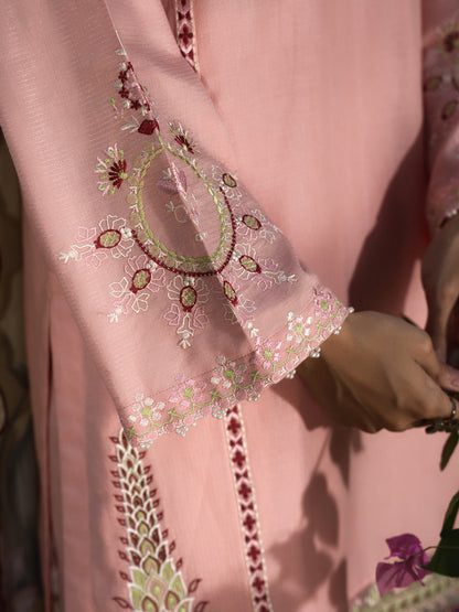 Hemstitch | The Garden Lawn | Pinky Peony - Ladies Clothes - Maria Faisal