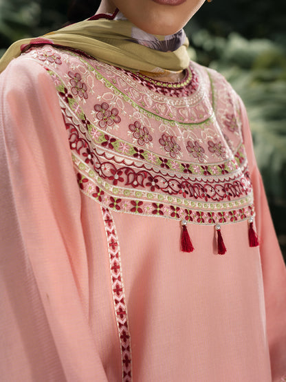 Hemstitch | The Garden Lawn | Pinky Peony - Ladies Clothes - Maria Faisal