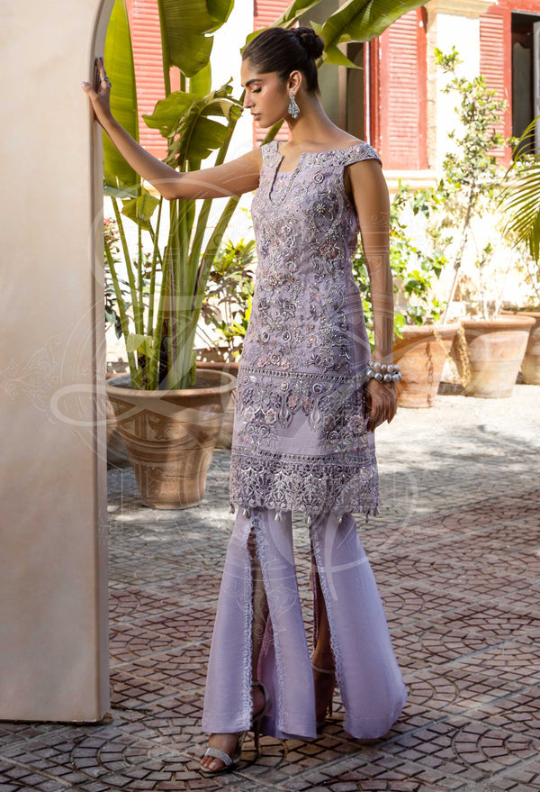 Layla Chatoor | Luxury Pret | Calla - Luxury Dress - available at Maria Faisal in UK and USA.