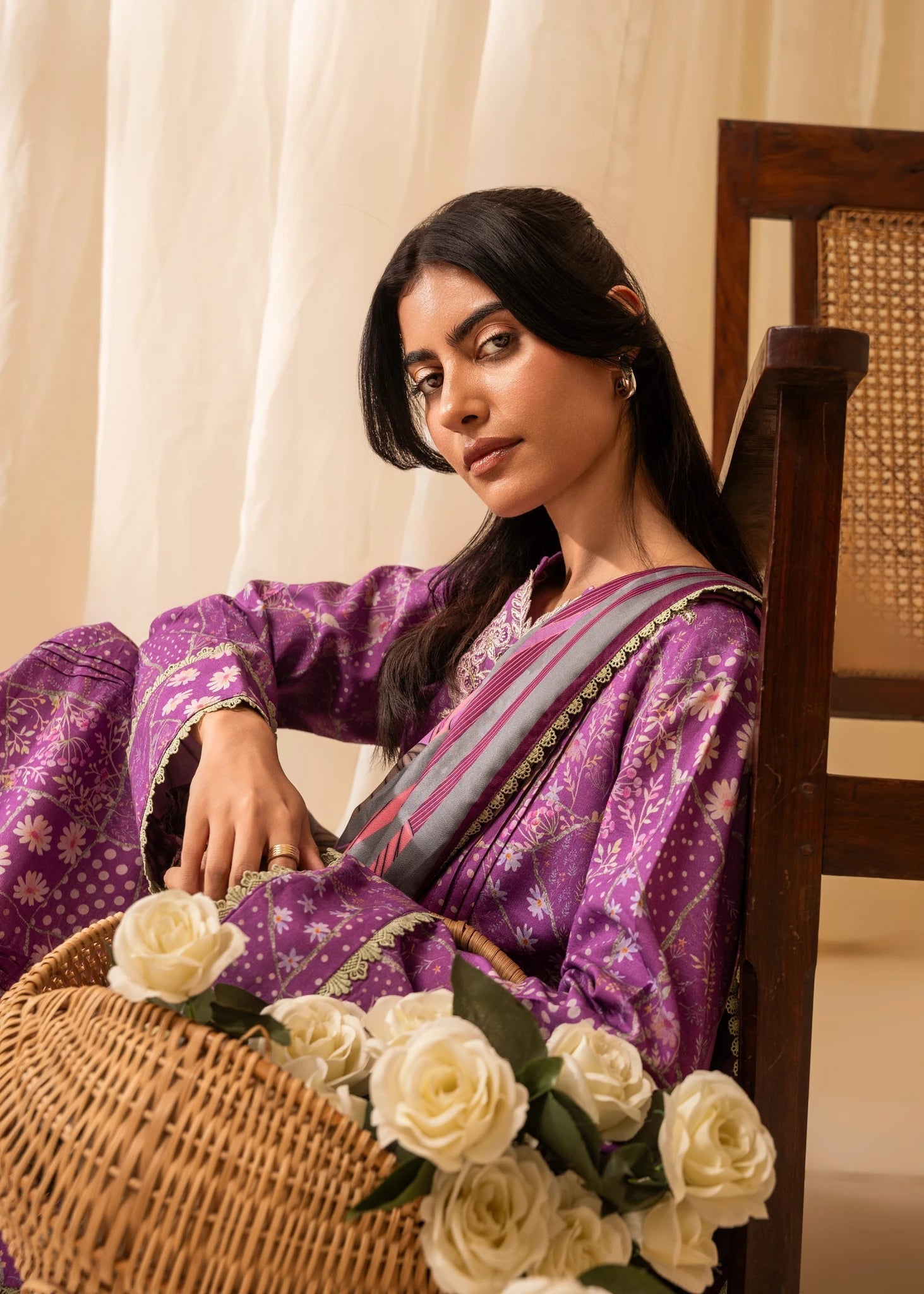 Nureh | Shades of Winter | SABRINA (AZ-02) - Ladies Clothes - Maria Faisal