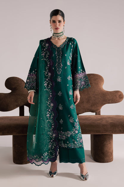 Batik | Festive Eid 26 | Purple Forest - Luxury Dress - available at Maria Faisal in UK and USA.