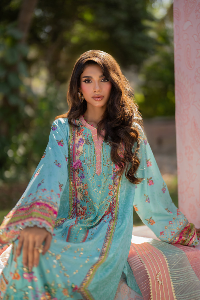 Qalamkar | Luxe Silk |   UA-06 SARA - Ladies Clothes - Maria Faisal