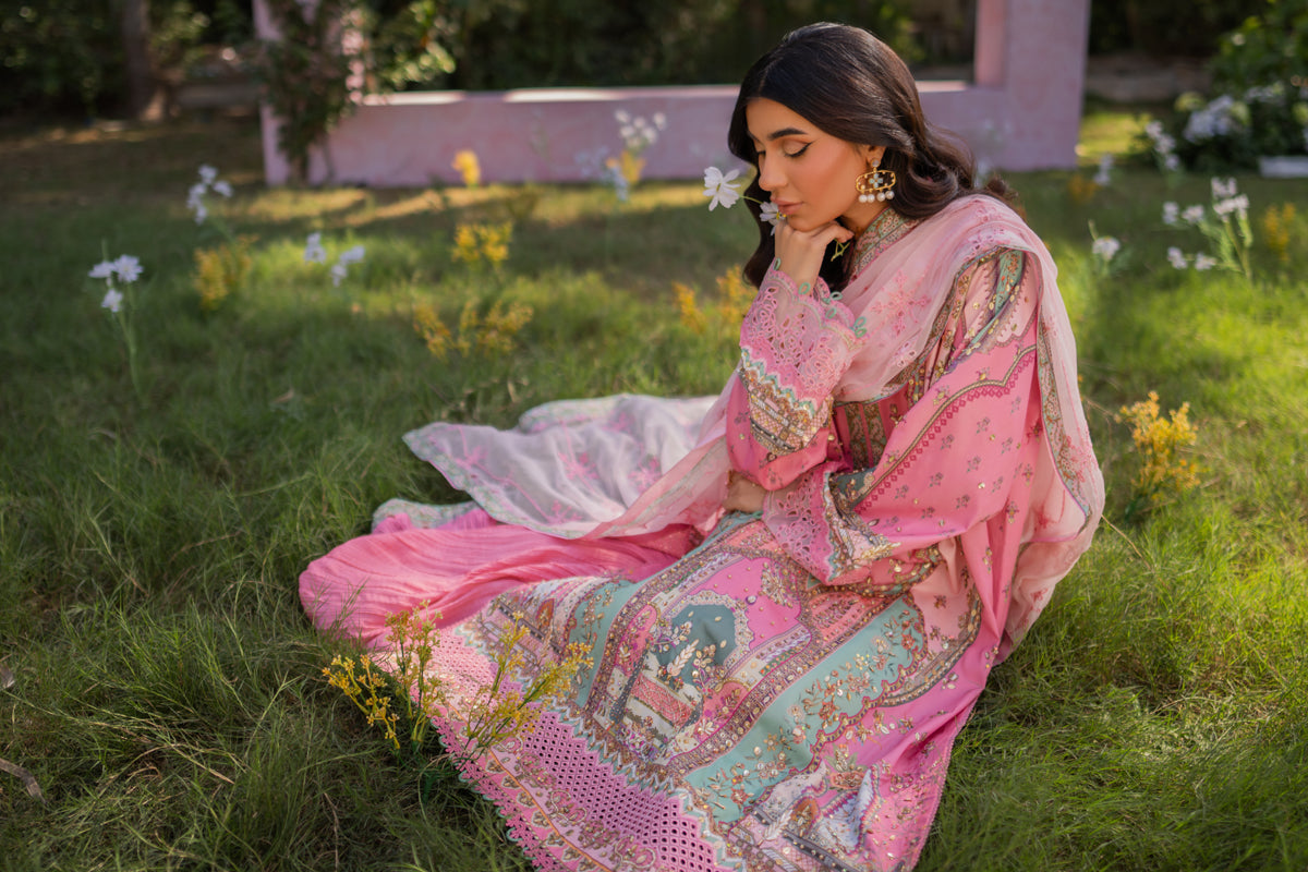 Qalamkar | Luxe Silk |   UA-07 TESSA - Ladies Clothes - Maria Faisal
