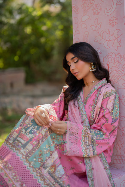 Qalamkar | Luxe Silk |   UA-07 TESSA - Ladies Clothes - Maria Faisal