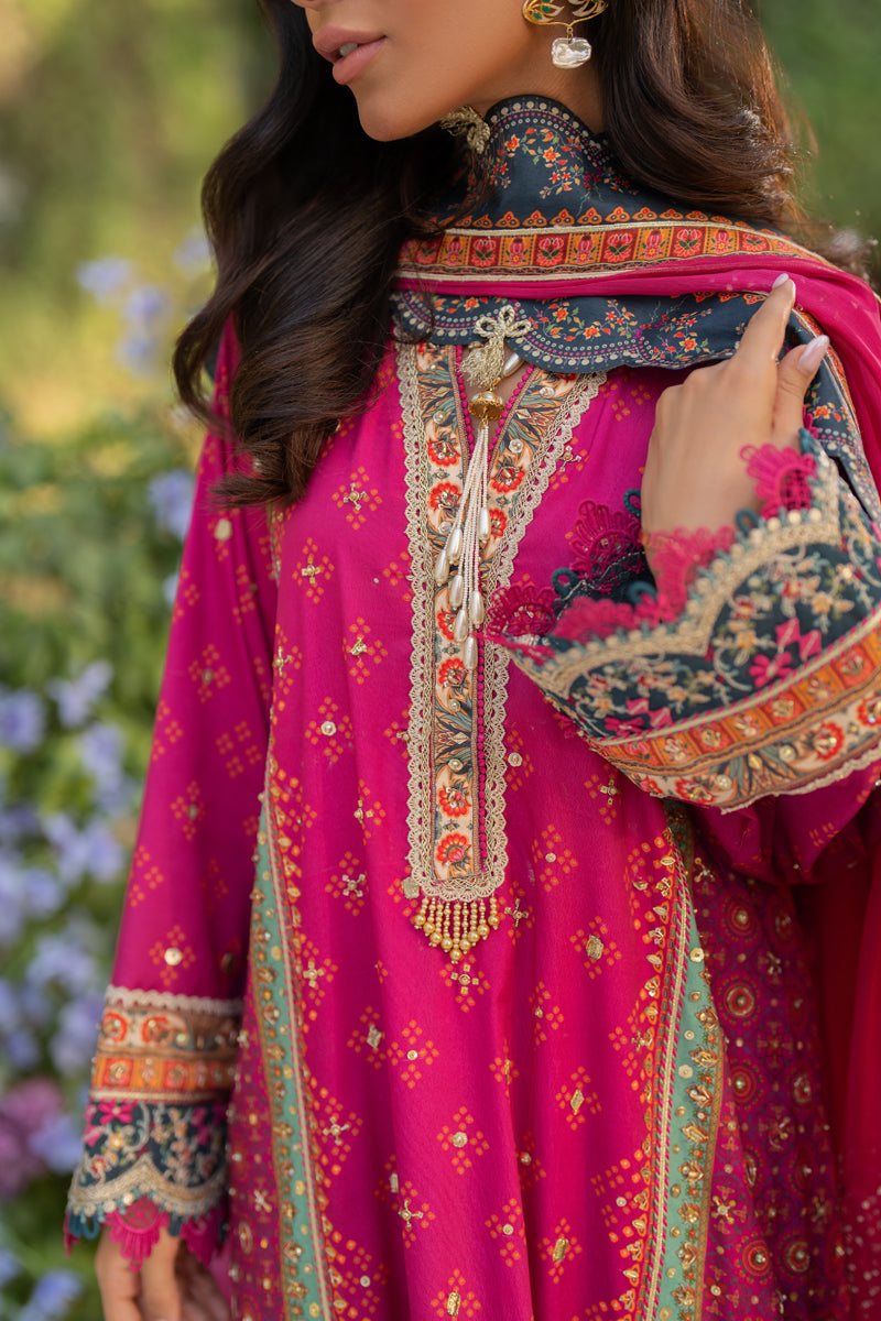 Qalamkar | Luxe Silk |  UA-01 ELIA - Ladies Clothes - Maria Faisal