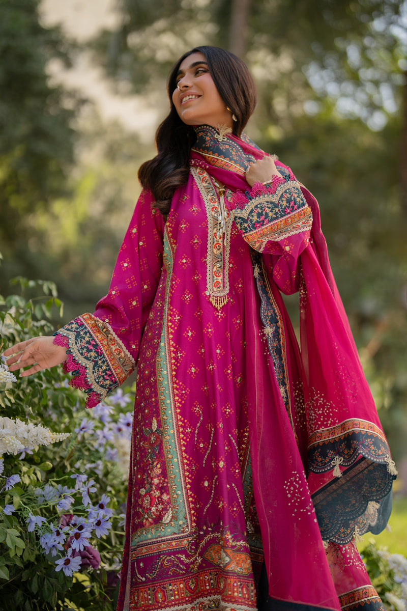 Qalamkar | Luxe Silk |  UA-01 ELIA - Ladies Clothes - Maria Faisal
