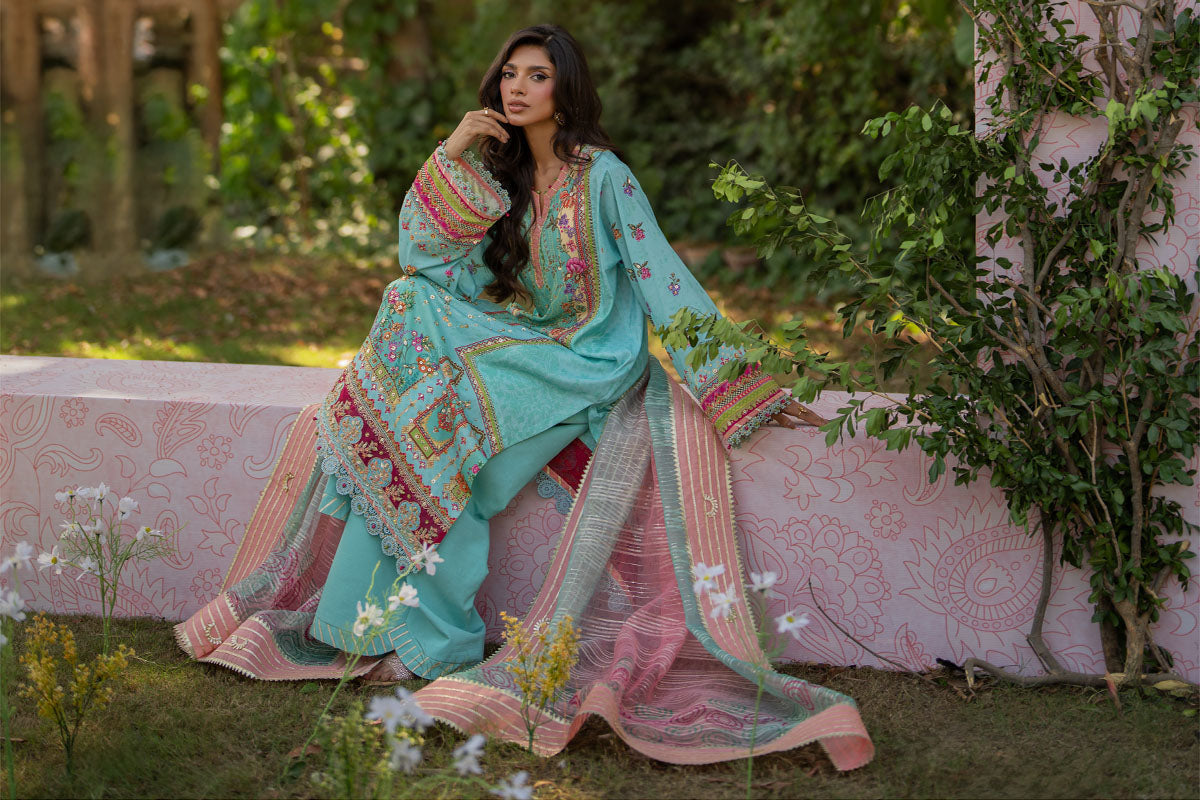 Qalamkar | Luxe Silk |   UA-06 SARA - Ladies Clothes - Maria Faisal