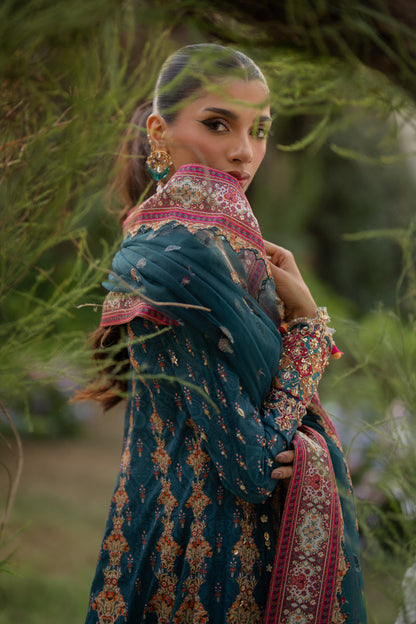 Qalamkar | Luxe Silk |  UA-09 TINA - Ladies Clothes - Maria Faisal