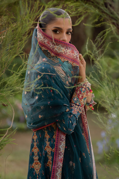Qalamkar | Luxe Silk |  UA-09 TINA - Ladies Clothes - Maria Faisal