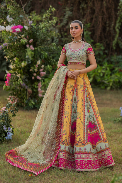 Qalamkar | Luxe Silk |  UA-08 LUNA - Ladies Clothes - Maria Faisal