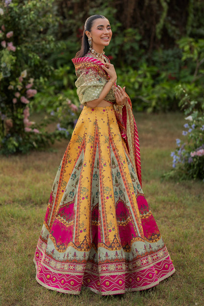 Qalamkar | Luxe Silk |  UA-08 LUNA - Ladies Clothes - Maria Faisal