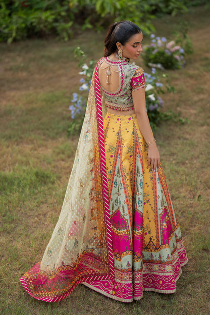 Qalamkar | Luxe Silk |  UA-08 LUNA - Ladies Clothes - Maria Faisal