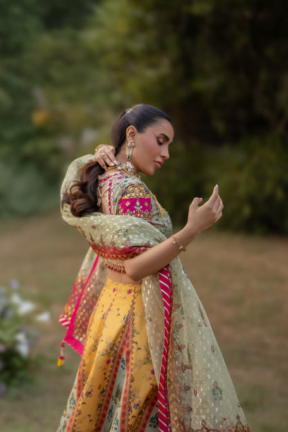 Qalamkar | Luxe Silk |  UA-08 LUNA - Ladies Clothes - Maria Faisal