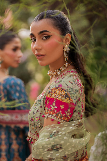 Qalamkar | Luxe Silk |  UA-08 LUNA - Ladies Clothes - Maria Faisal