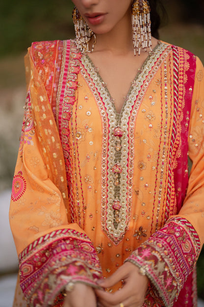 Qalamkar | Luxe Silk |  UA-05 FIORE - Ladies Clothes - Maria Faisal