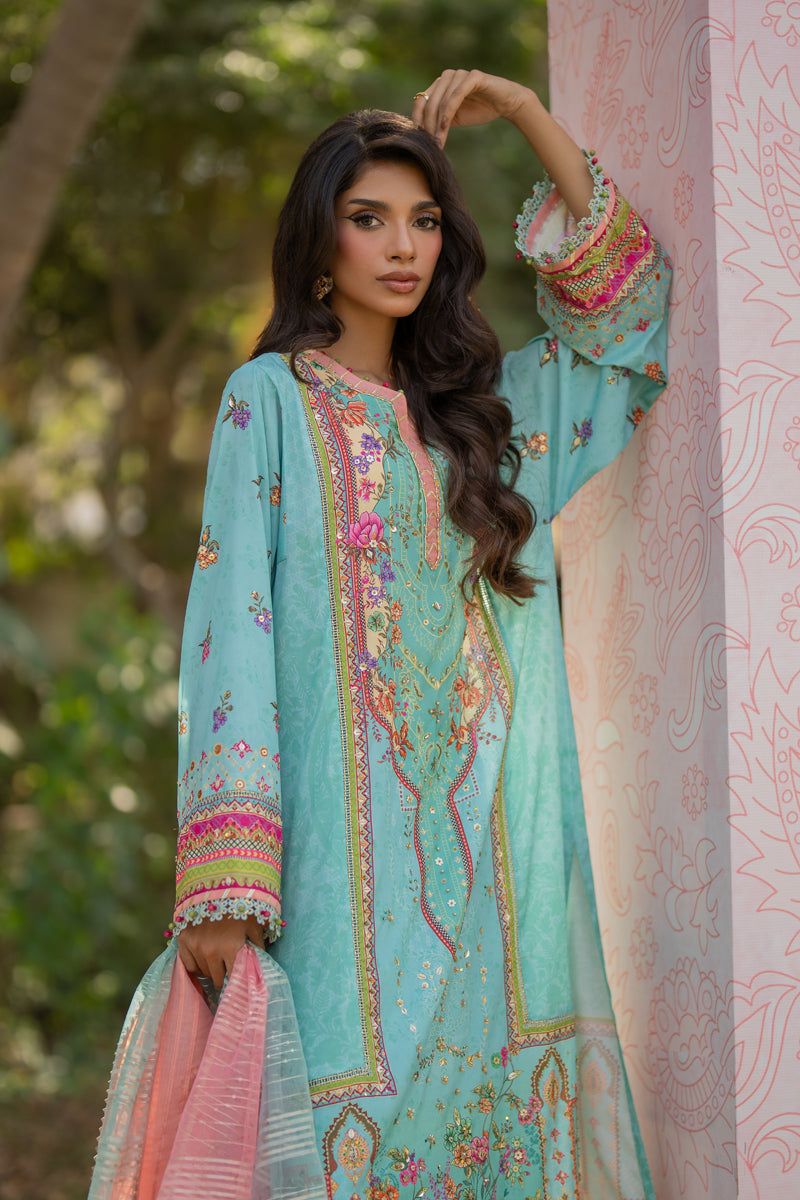 Qalamkar | Luxe Silk |   UA-06 SARA - Ladies Clothes - Maria Faisal