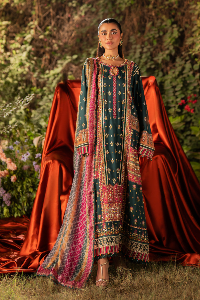 Qalamkar | Luxe Silk |  UA-02 NINA - Ladies Clothes - Maria Faisal
