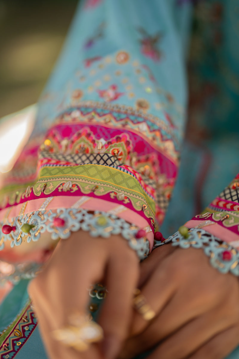 Qalamkar | Luxe Silk |   UA-06 SARA - Ladies Clothes - Maria Faisal