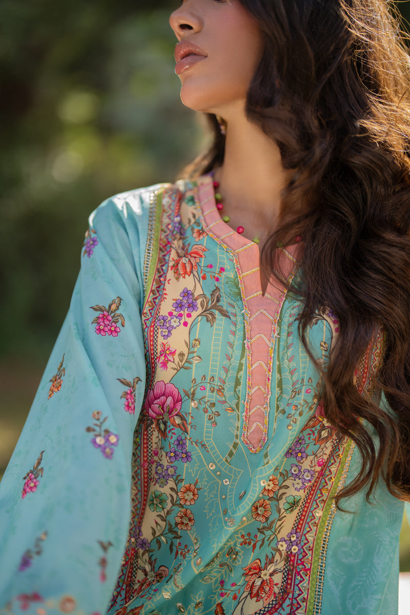 Qalamkar | Luxe Silk |   UA-06 SARA - Ladies Clothes - Maria Faisal