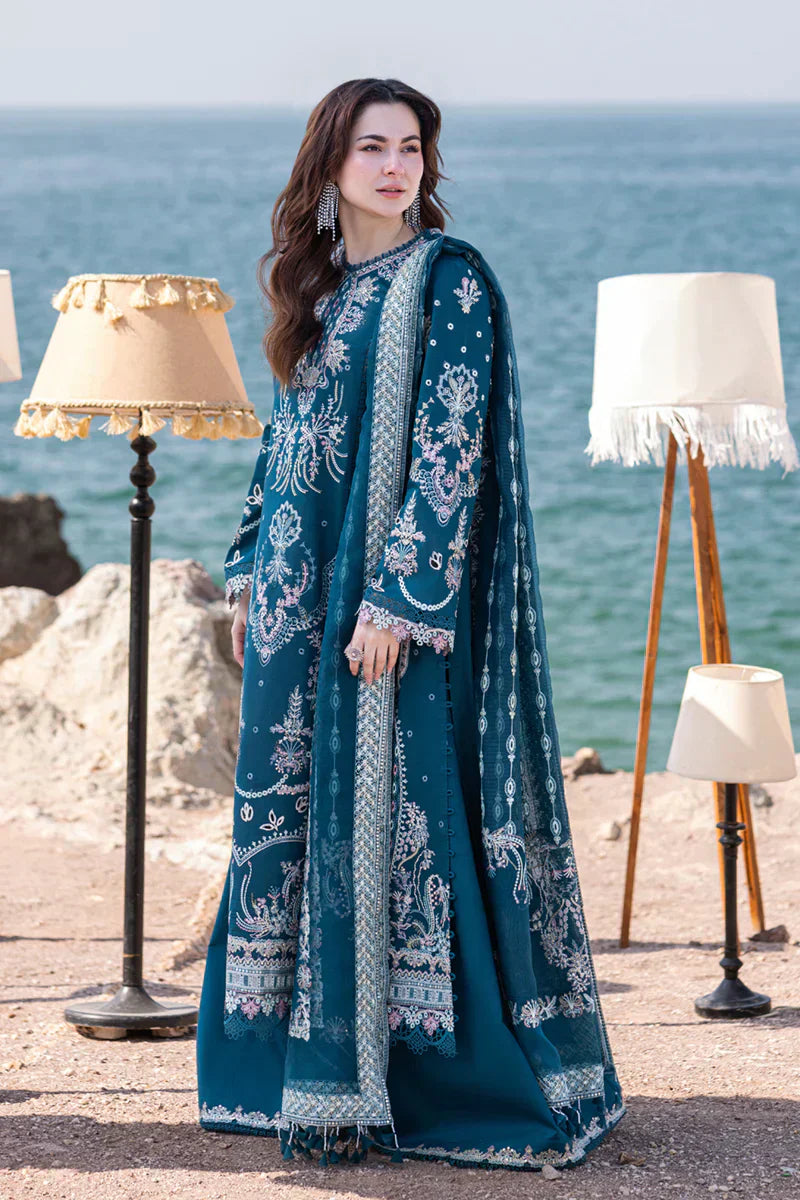 Qalamkar | Sahil Kinare Luxury Lawn | FP-16 KIRA - Ladies Clothes - Maria Faisal