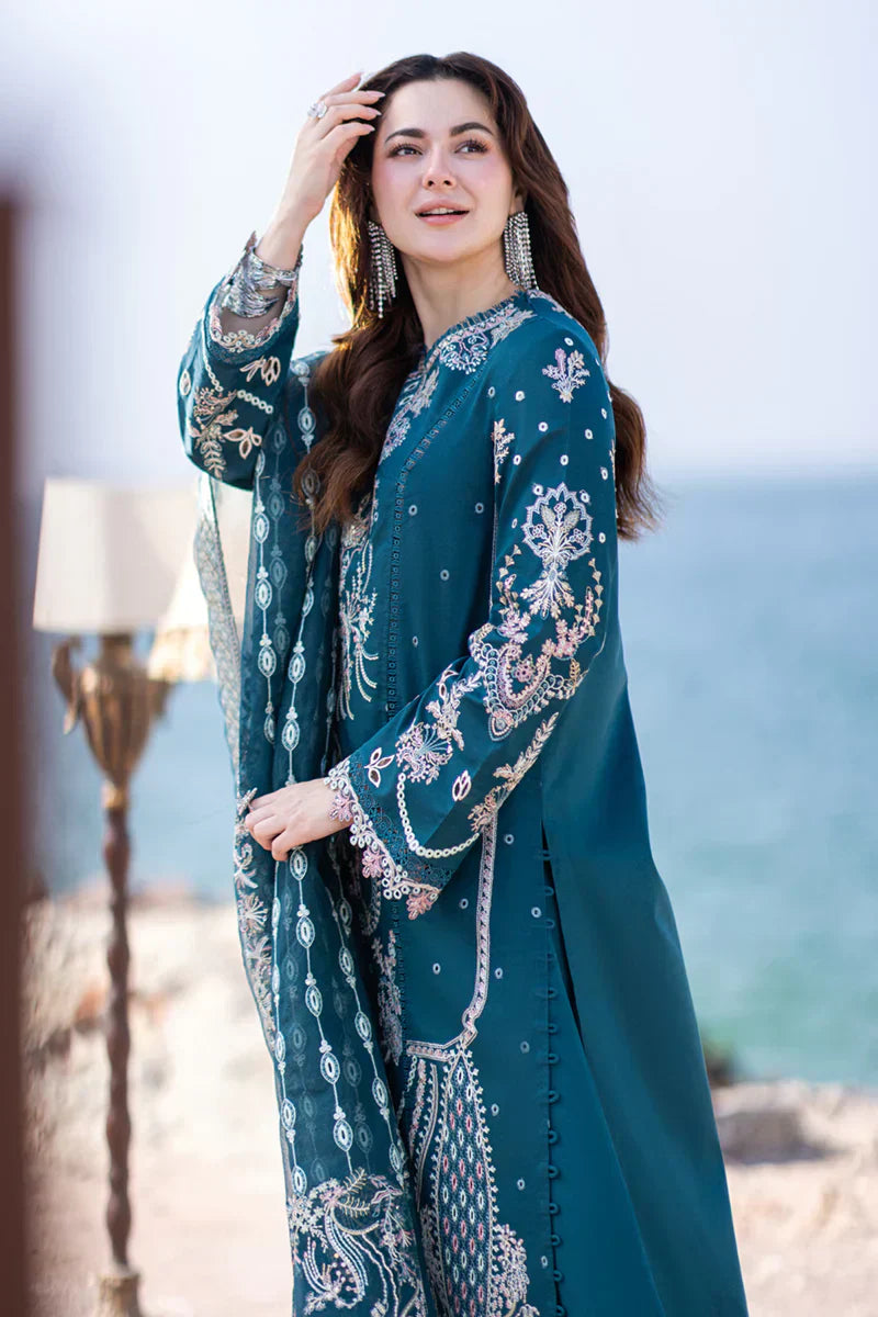 Qalamkar | Sahil Kinare Luxury Lawn | FP-16 KIRA - Ladies Clothes - Maria Faisal