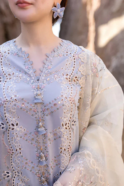 Qalamkar | Sahil Kinare Luxury Lawn | FP-04 FIRUZE - Ladies Clothes - Maria Faisal