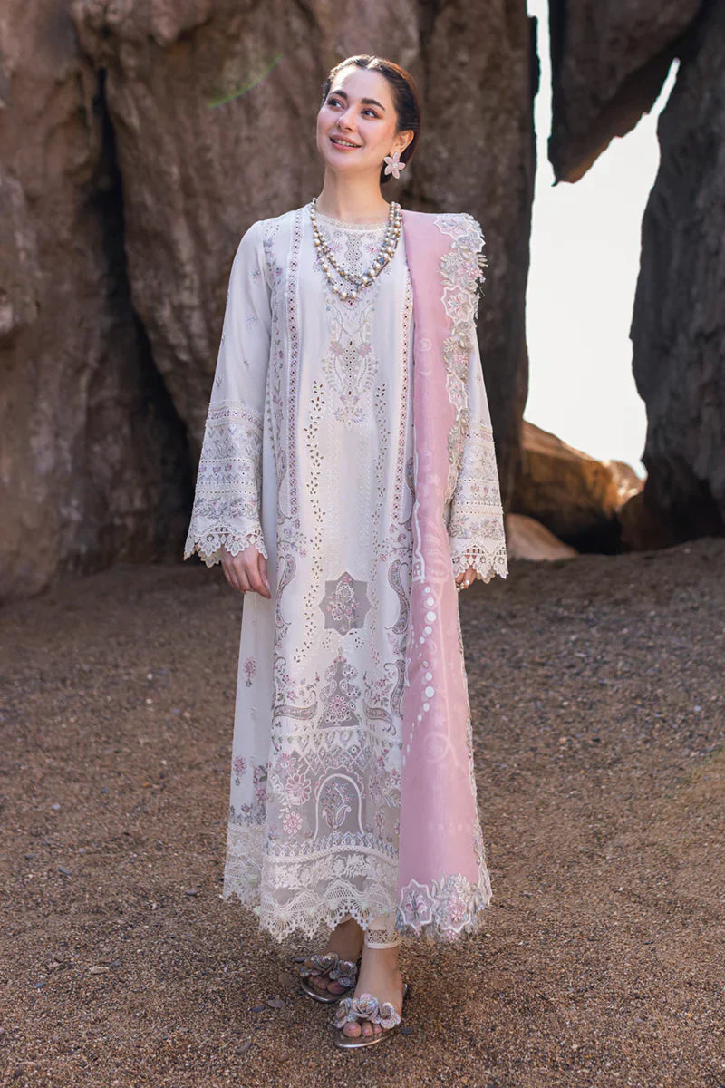 Qalamkar | Sahil Kinare Luxury Lawn | FP-13 MELEK - Ladies Clothes - Maria Faisal
