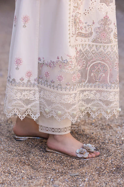 Qalamkar | Sahil Kinare Luxury Lawn | FP-13 MELEK - Ladies Clothes - Maria Faisal